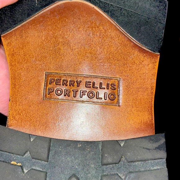 Like New PreOwned Perry Ellis PortFolio Charles Boots Mens Size 11 Sold Out !!! - Picture 4 of 11